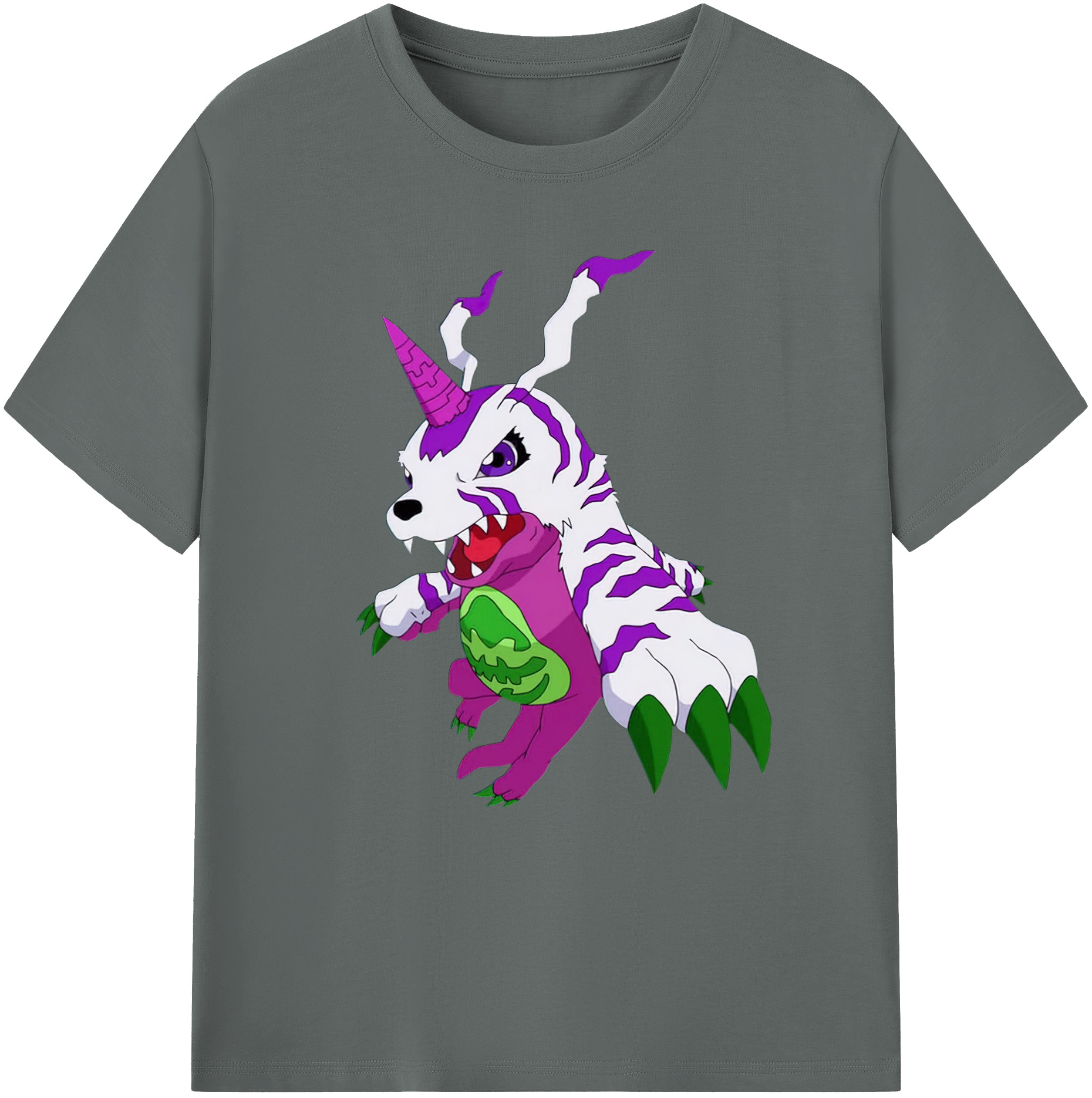 （画像用） Digimon デジタルモンスター/デジモン 綿100％ メンズ半袖Tシャツ｜肌触りやわらか＆通気性